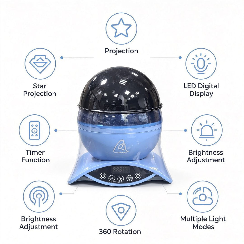 Remote Control Star Projector/Night Light Lamp