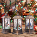 LED Christmas Lanterns (Set of 3)